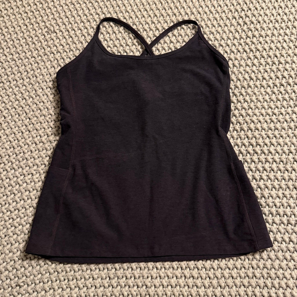Beyond Yoga Spacedye Out Of Pocket Tank Black Size XL EUC - Picture 3 of 10